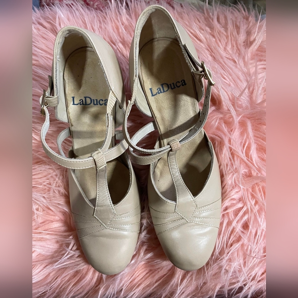 LA DUCA, heels, tan, dance,